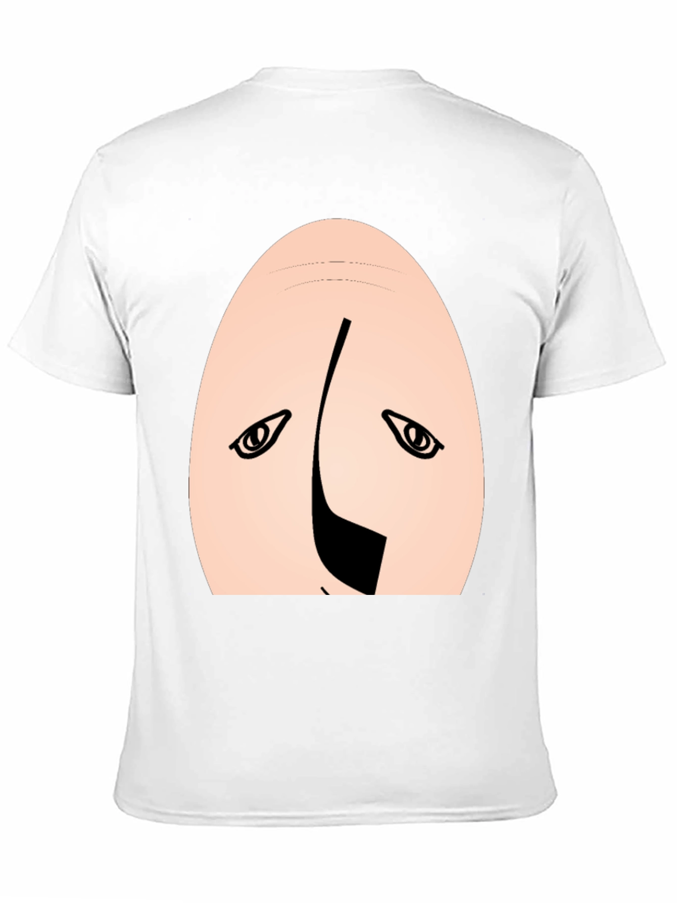Funny Upside Down Face Graphic Tee