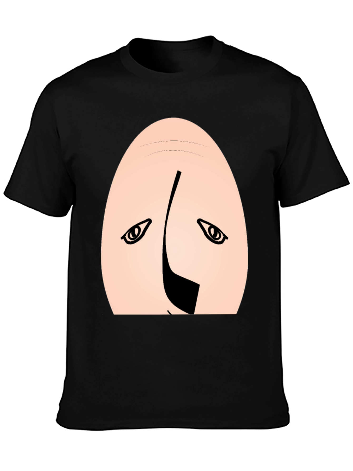 Funny Upside Down Face Graphic Tee