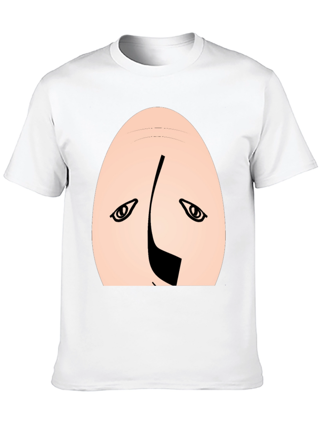 Funny Upside Down Face Graphic Tee