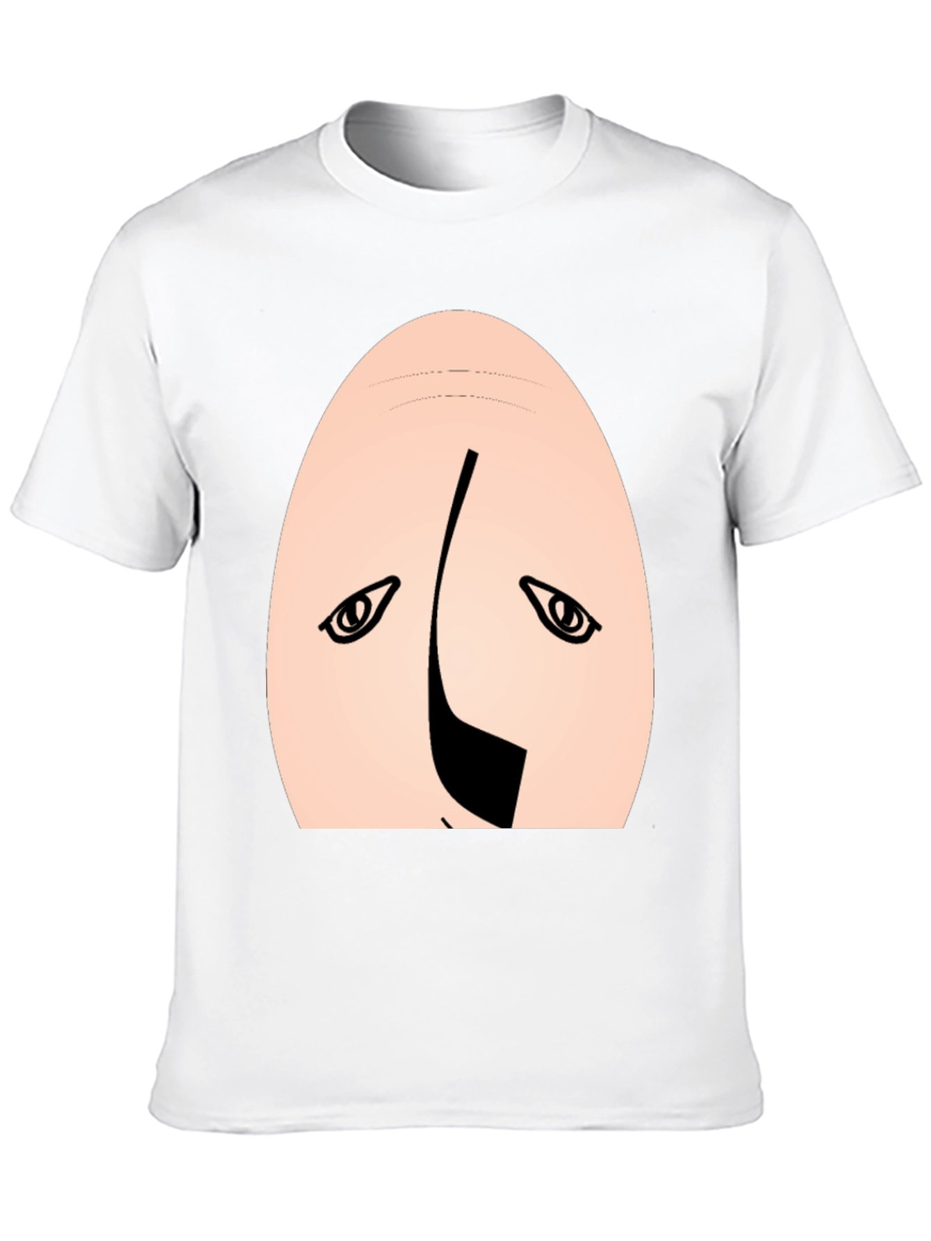 Funny Upside Down Face Graphic Tee