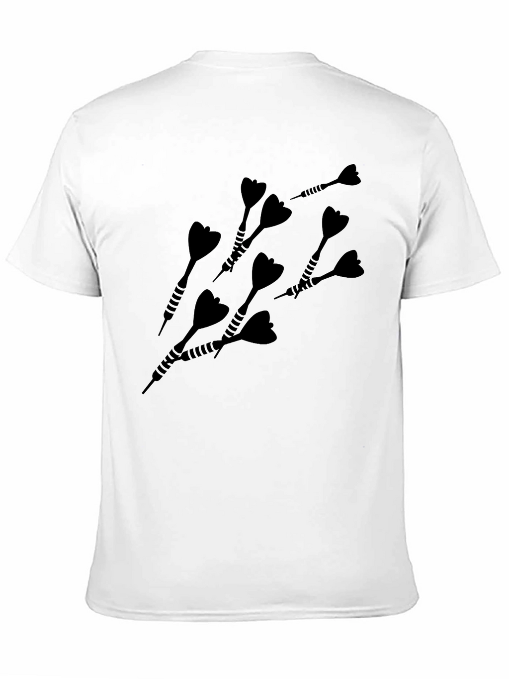 Dart Graphic Tee - Black Casual T-Shirt