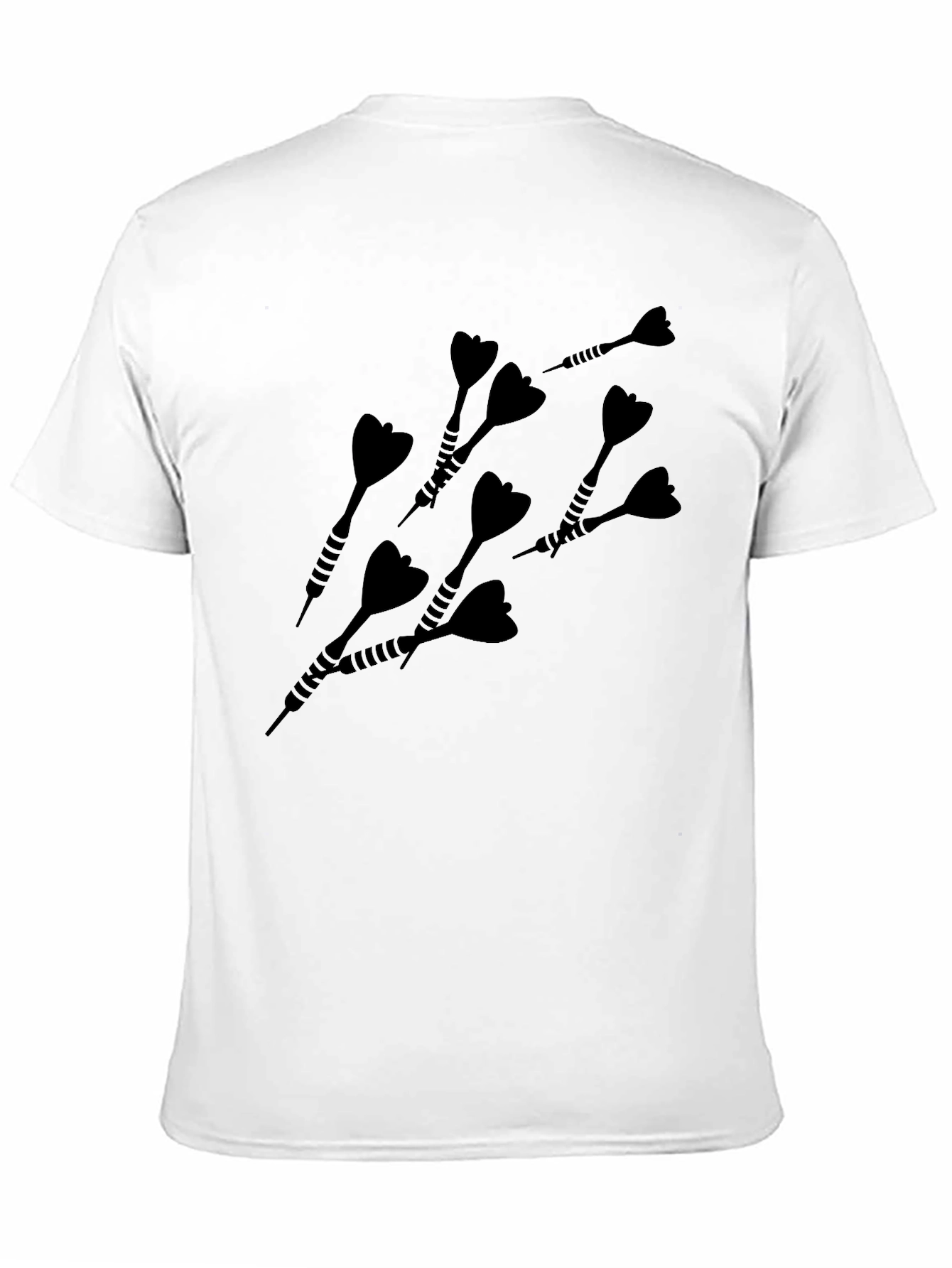 Dart Graphic Tee - Black Casual T-Shirt