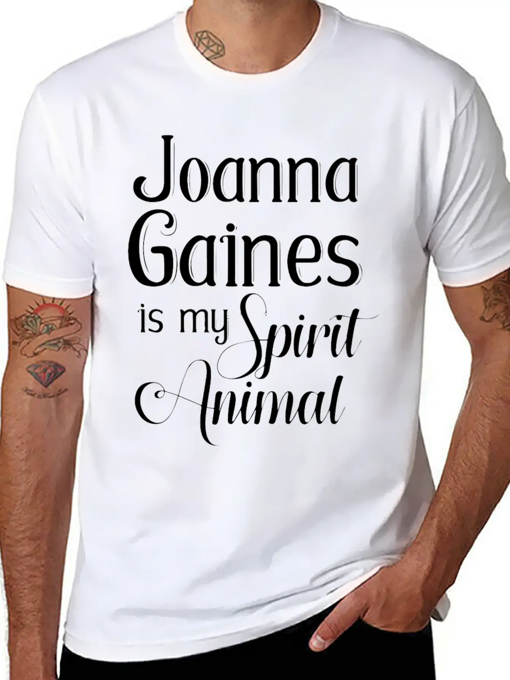 Joanna Gaines Is My Spirit Animal Unisex Short Sleeve Soft Cotton T-Shirt – Casual Everyday Wear
