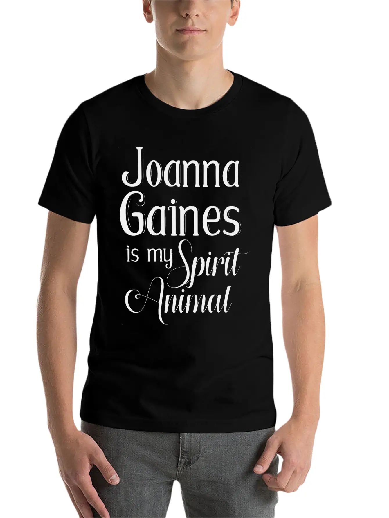 Joanna Gaines Is My Spirit Animal Unisex Short Sleeve Soft Cotton T-Shirt – Casual Everyday Wear