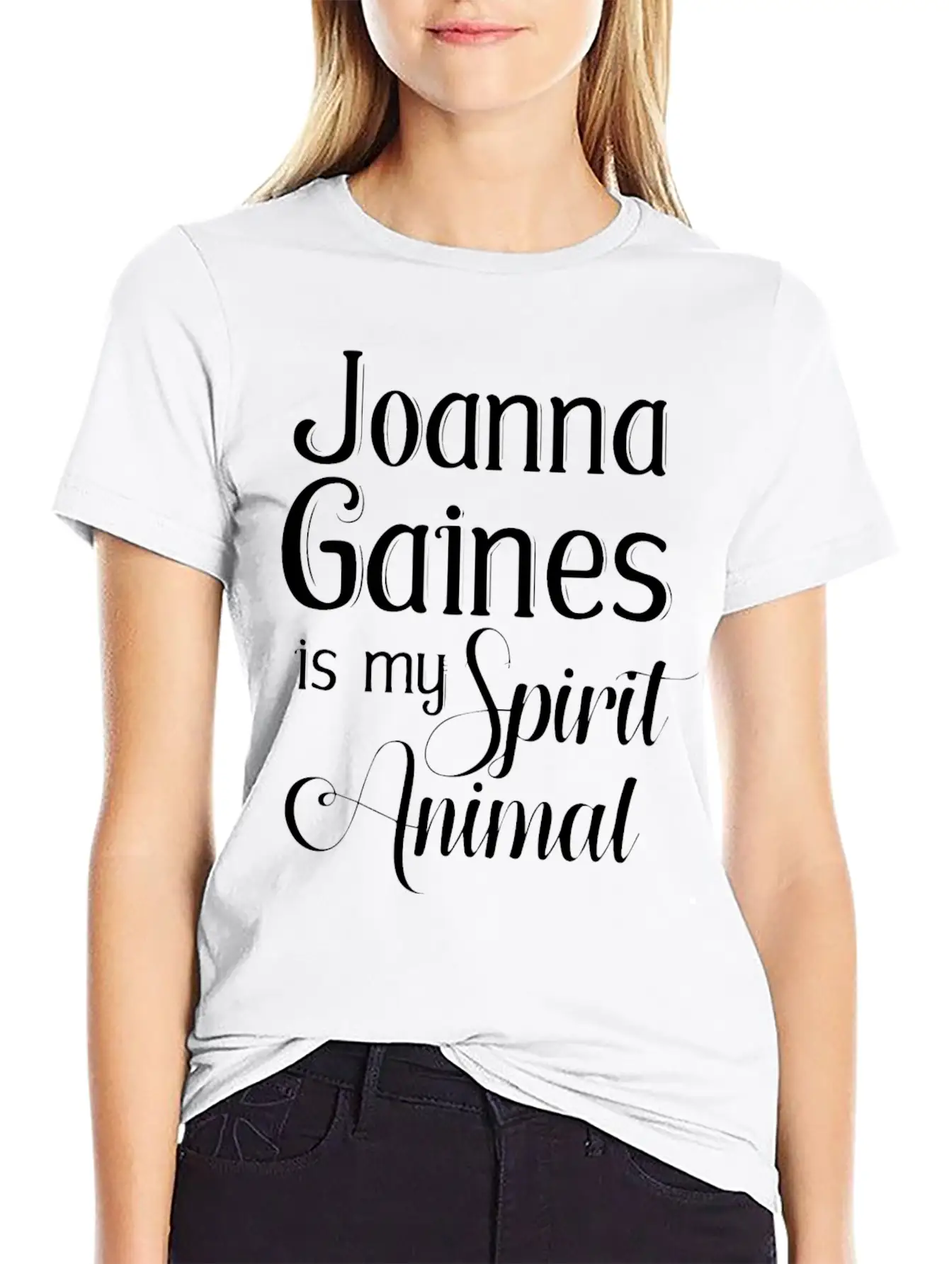 Joanna Gaines Is My Spirit Animal Unisex Short Sleeve Soft Cotton T-Shirt – Casual Everyday Wear