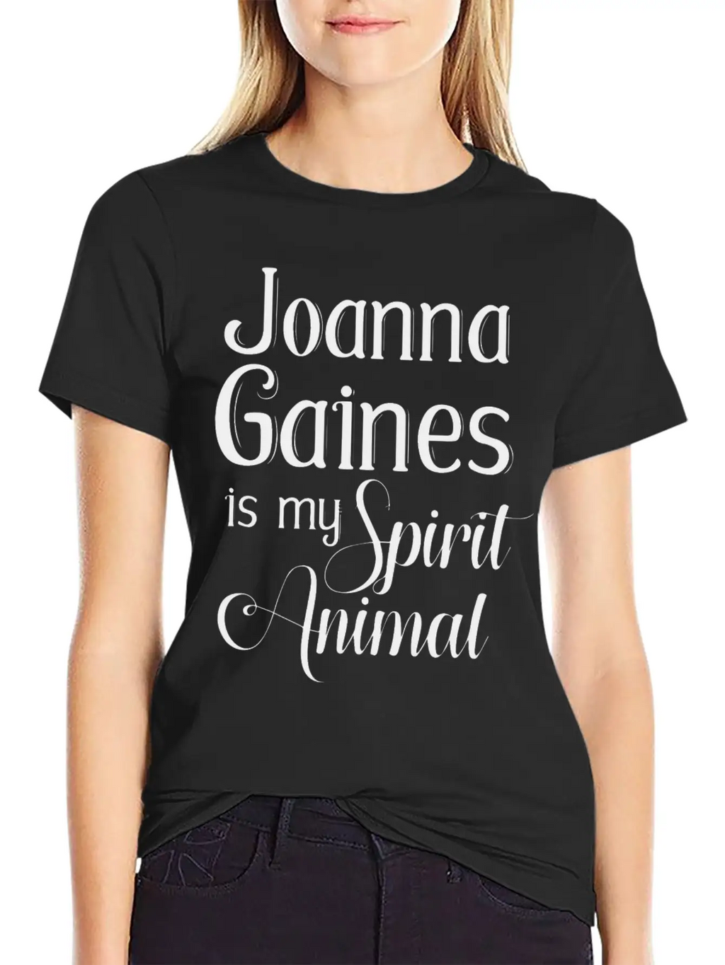 Joanna Gaines Is My Spirit Animal Unisex Short Sleeve Soft Cotton T-Shirt – Casual Everyday Wear