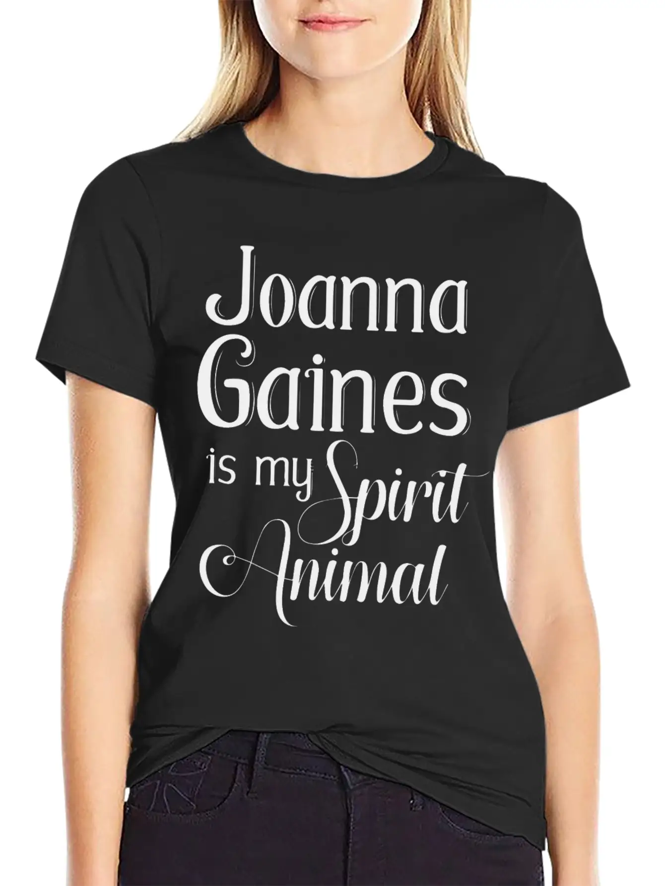 Joanna Gaines Is My Spirit Animal Unisex Short Sleeve Soft Cotton T-Shirt – Casual Everyday Wear