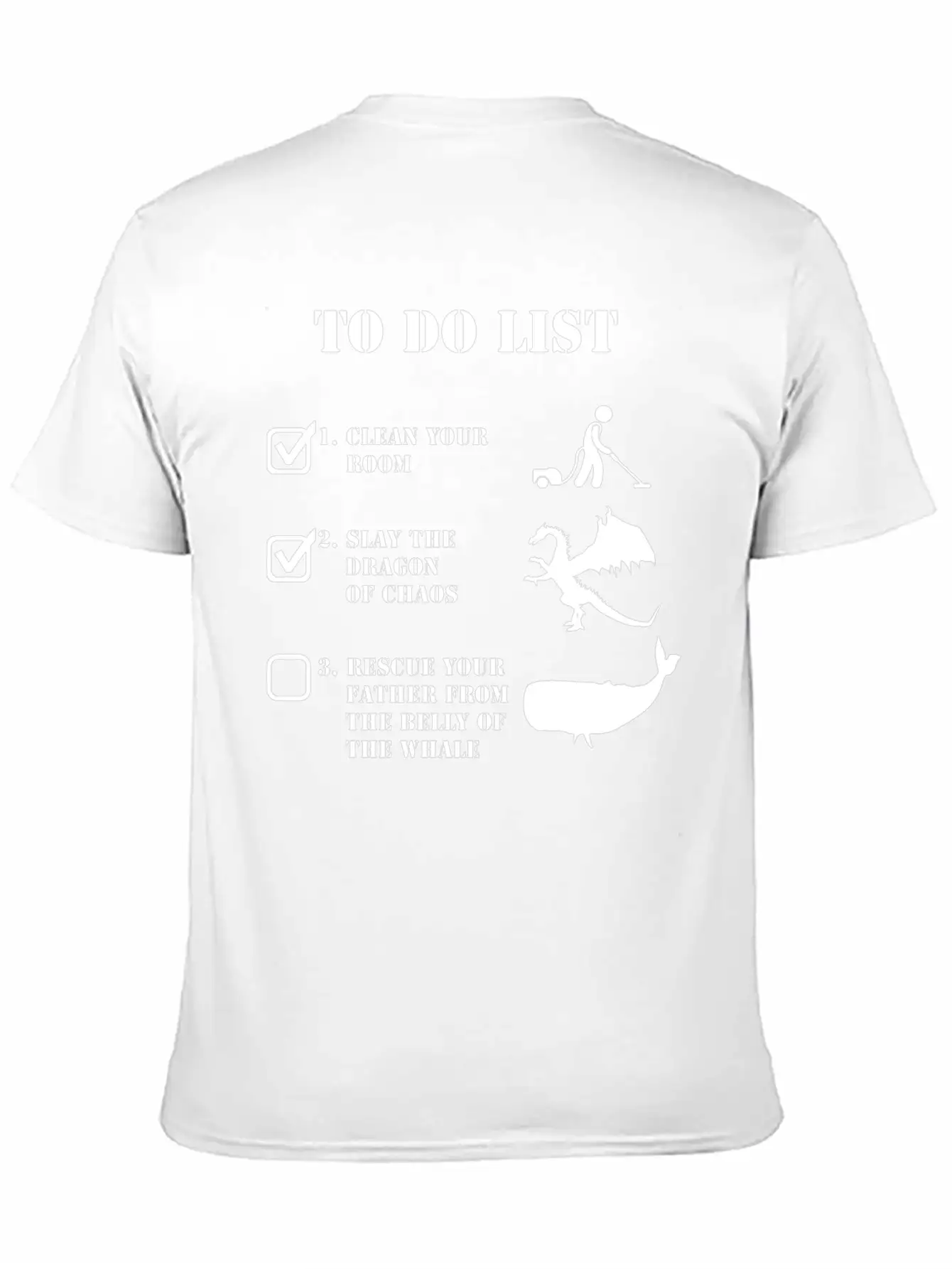 Jordan Peterson - To Do List Unisex Short Sleeve Soft Cotton T-Shirt – Casual Everyday Wear