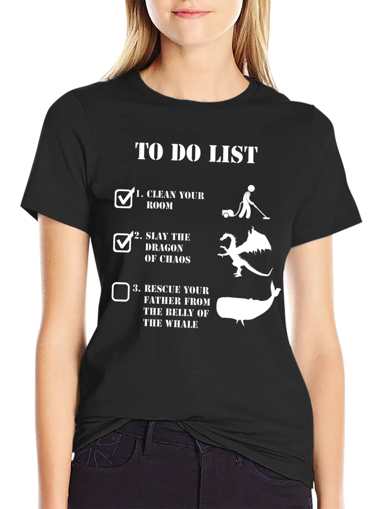 Jordan Peterson - To Do List Unisex Short Sleeve Soft Cotton T-Shirt – Casual Everyday Wear