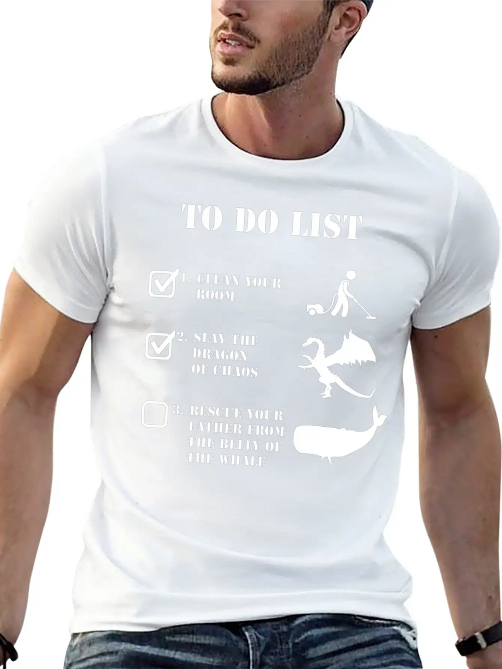 Jordan Peterson - To Do List Unisex Short Sleeve Soft Cotton T-Shirt – Casual Everyday Wear