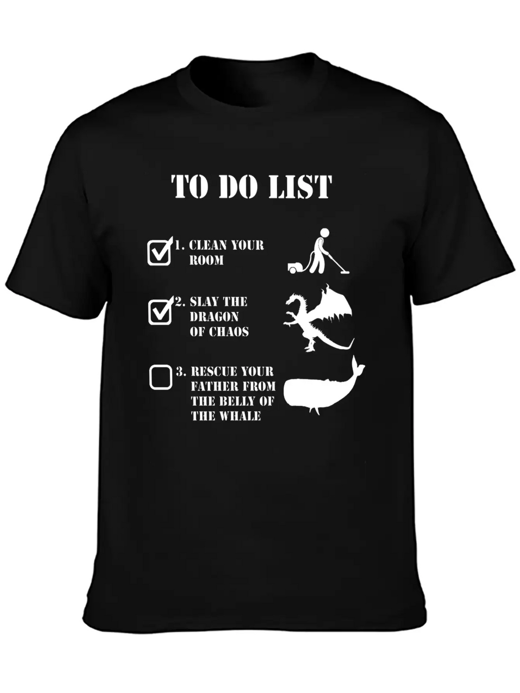 Jordan Peterson - To Do List Unisex Short Sleeve Soft Cotton T-Shirt – Casual Everyday Wear