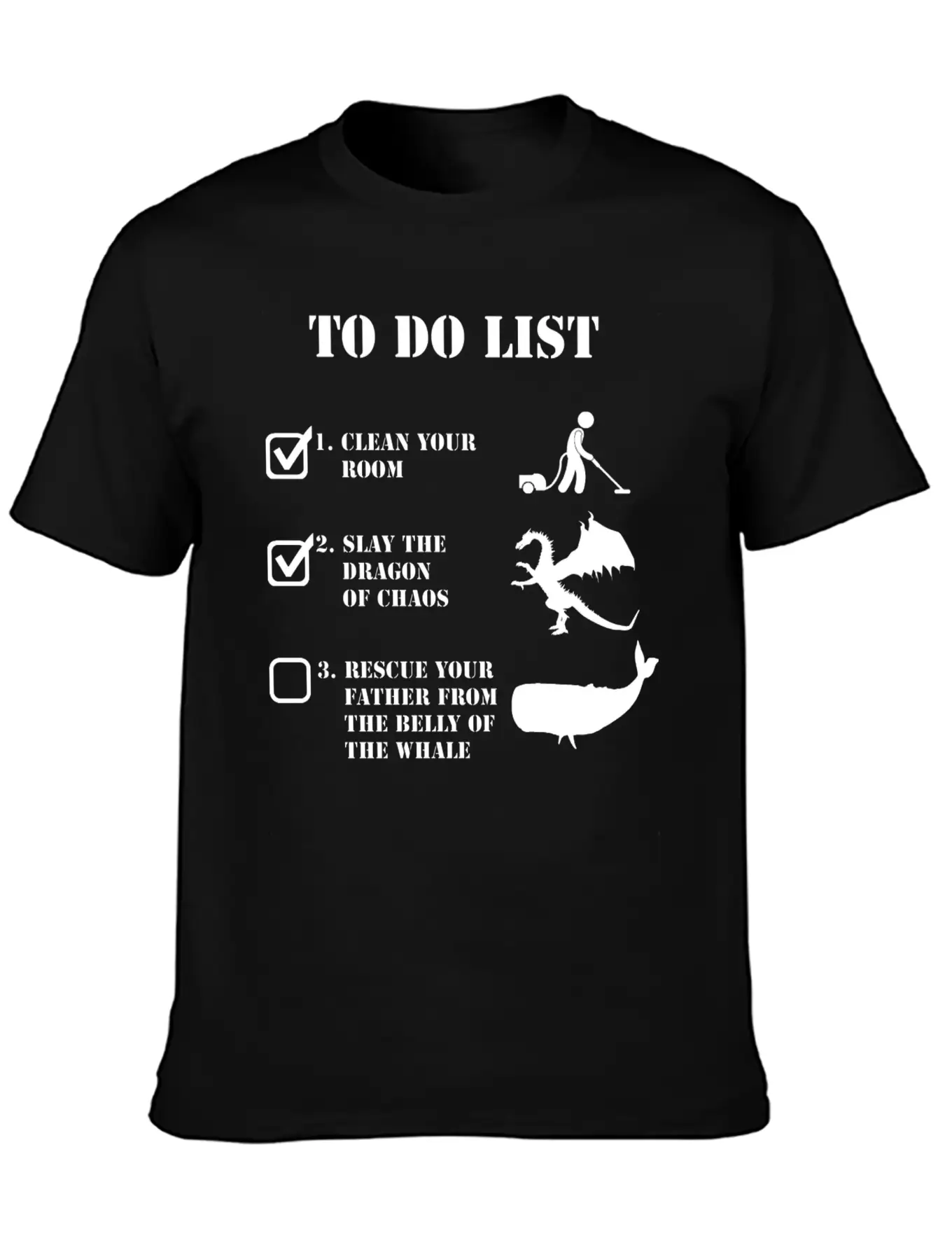 Jordan Peterson - To Do List Unisex Short Sleeve Soft Cotton T-Shirt – Casual Everyday Wear