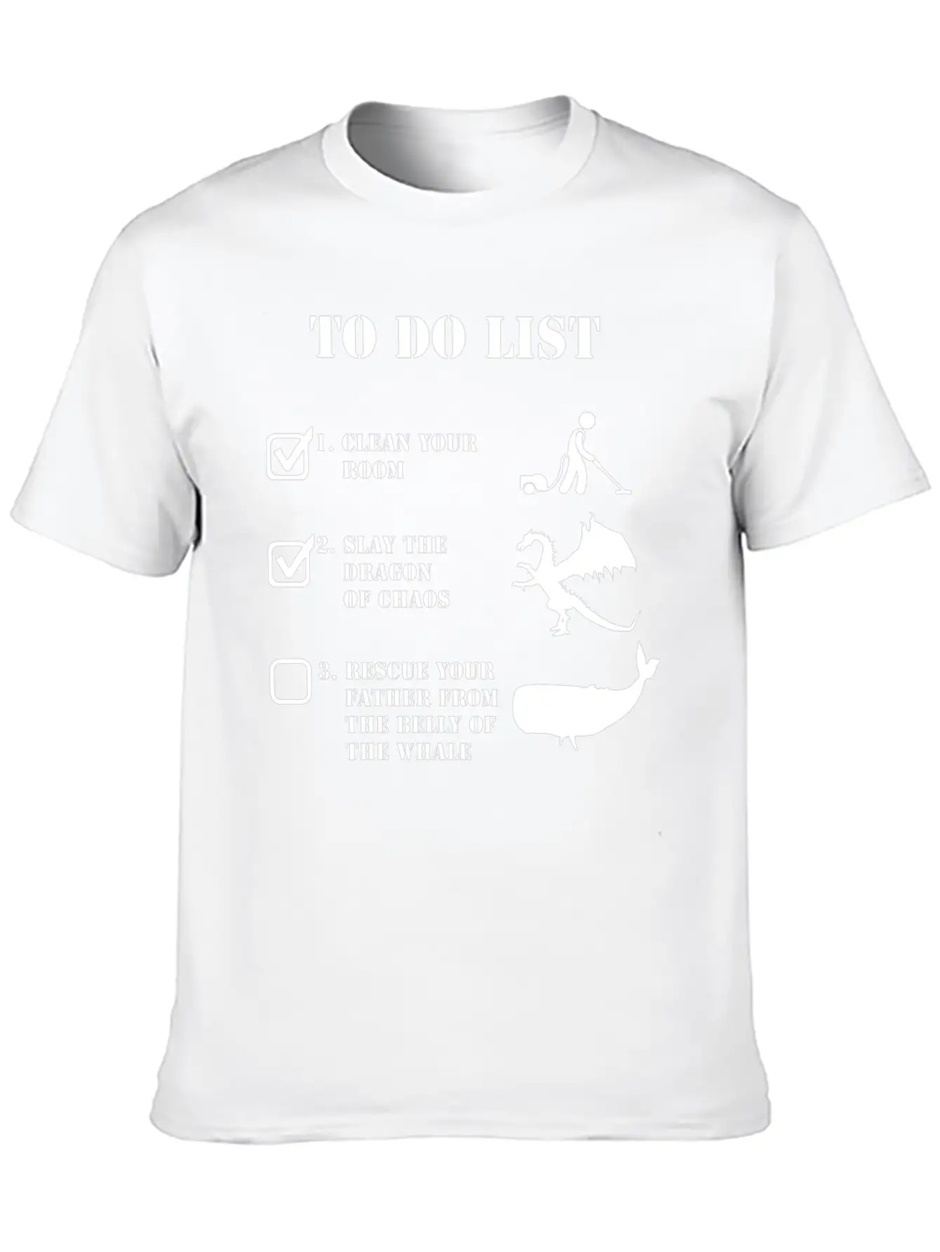 Jordan Peterson - To Do List Unisex Short Sleeve Soft Cotton T-Shirt – Casual Everyday Wear