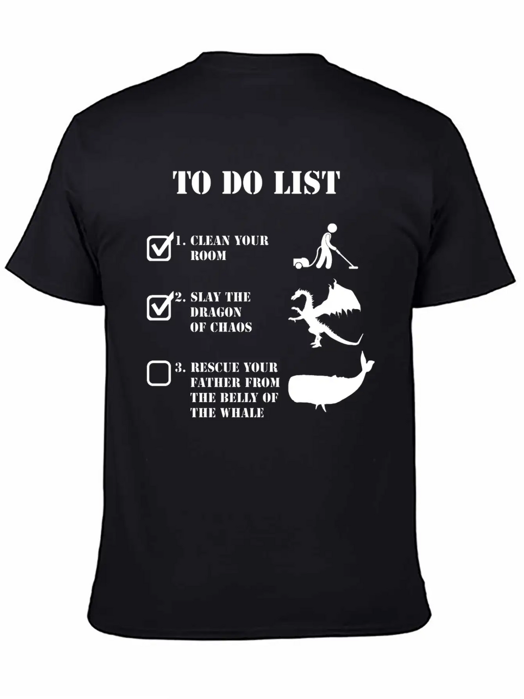 Jordan Peterson - To Do List Unisex Short Sleeve Soft Cotton T-Shirt – Casual Everyday Wear