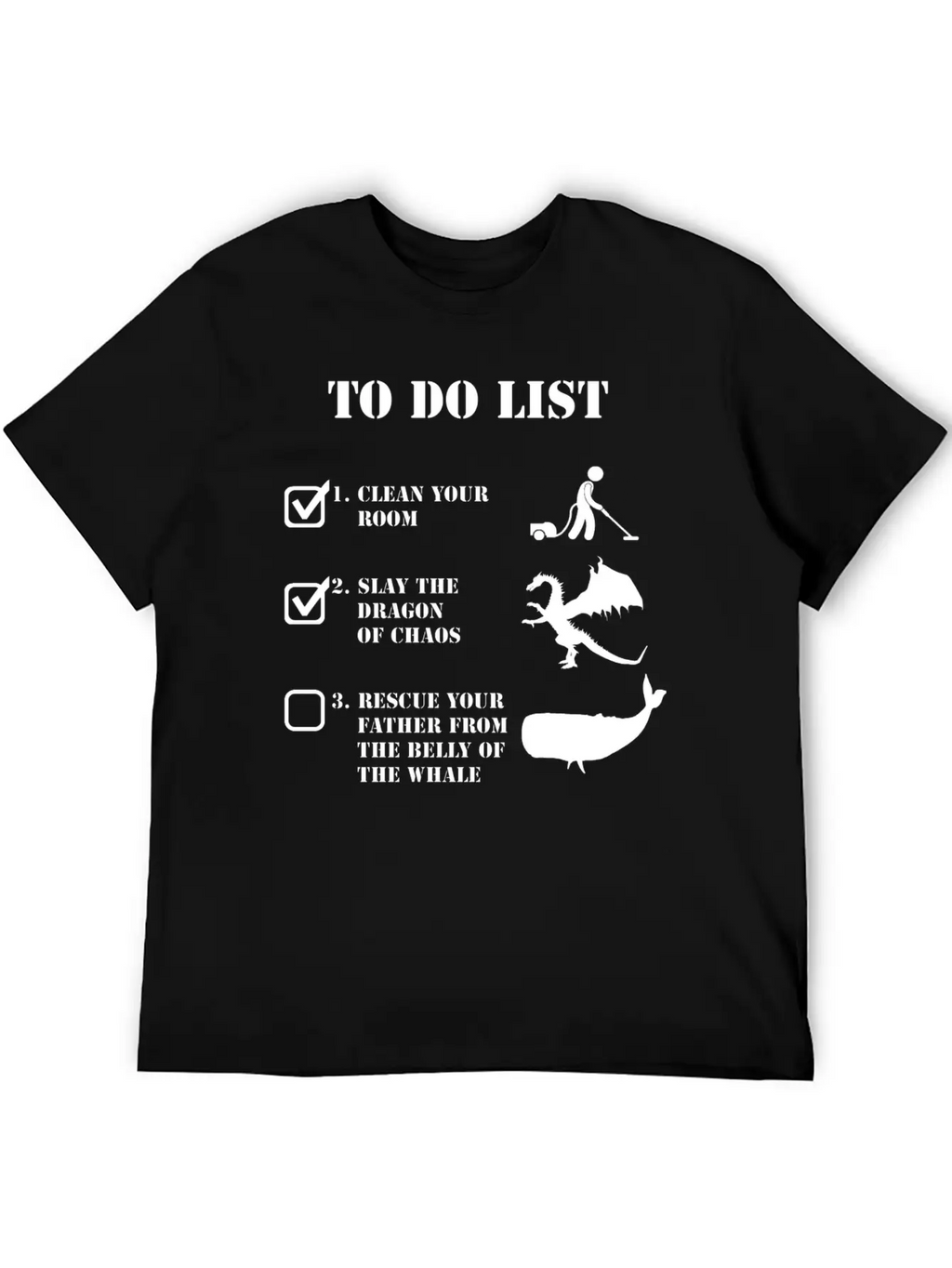 Jordan Peterson - To Do List Unisex Short Sleeve Soft Cotton T-Shirt – Casual Everyday Wear