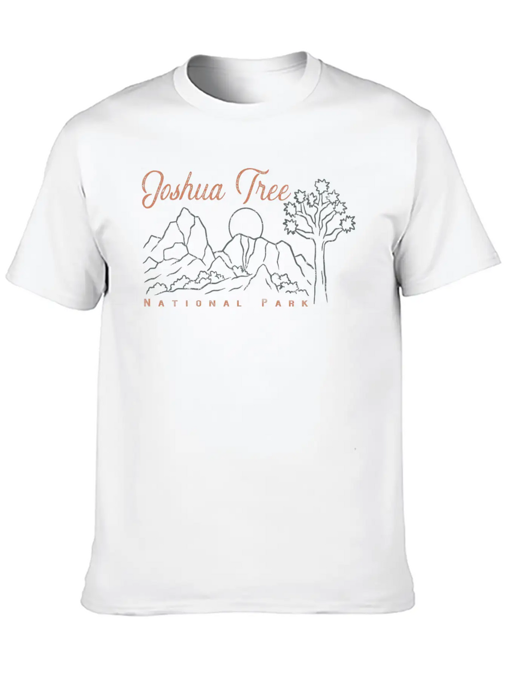 Joshua Tree National Park Breathable Soft Cotton T-Shirt – Timeless Casual Look