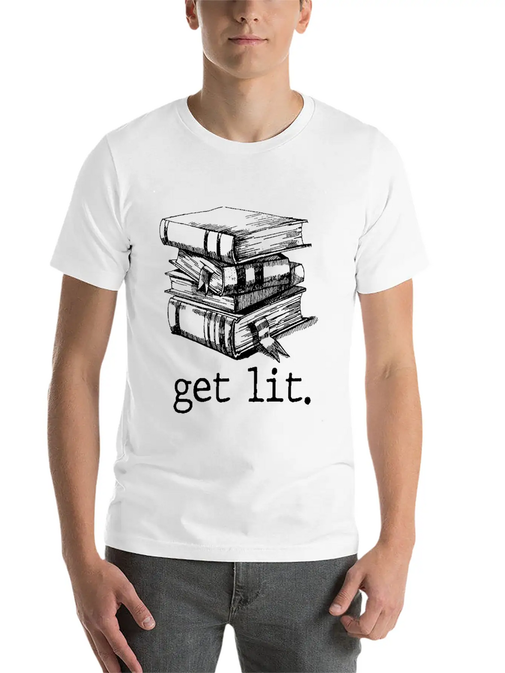 Journalist Autor Writing Get Lit Gift Breathable Soft Cotton T-Shirt – Timeless Casual Look