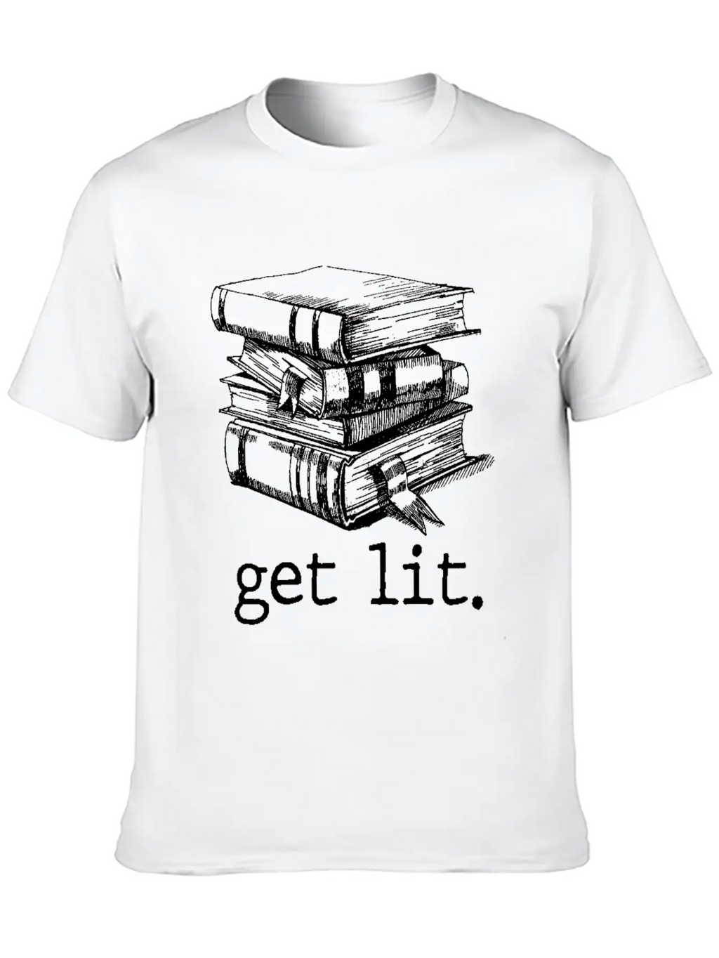 Journalist Autor Writing Get Lit Gift Breathable Soft Cotton T-Shirt – Timeless Casual Look