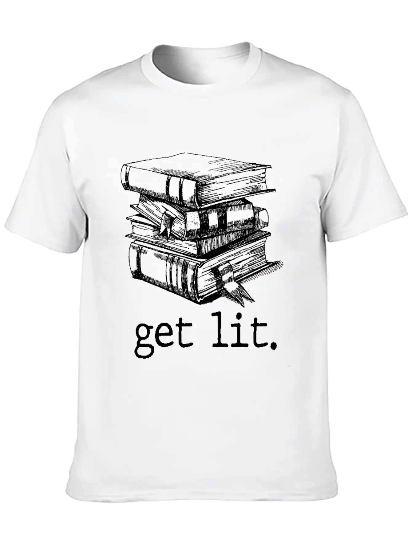 Journalist Autor Writing Get Lit Gift Breathable Soft Cotton T-Shirt – Timeless Casual Look