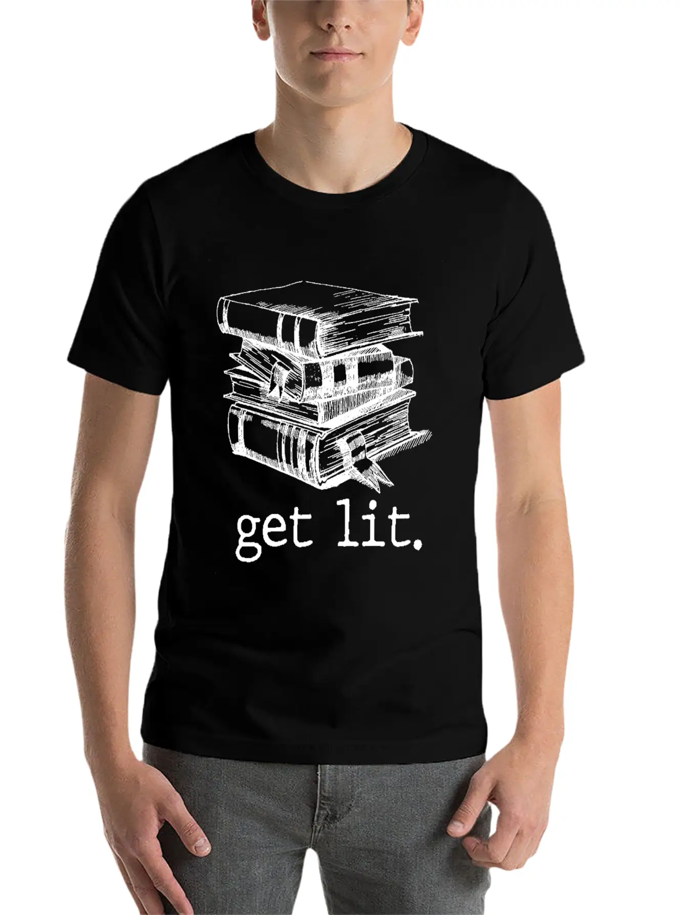 Journalist Autor Writing Get Lit Gift Breathable Soft Cotton T-Shirt – Timeless Casual Look