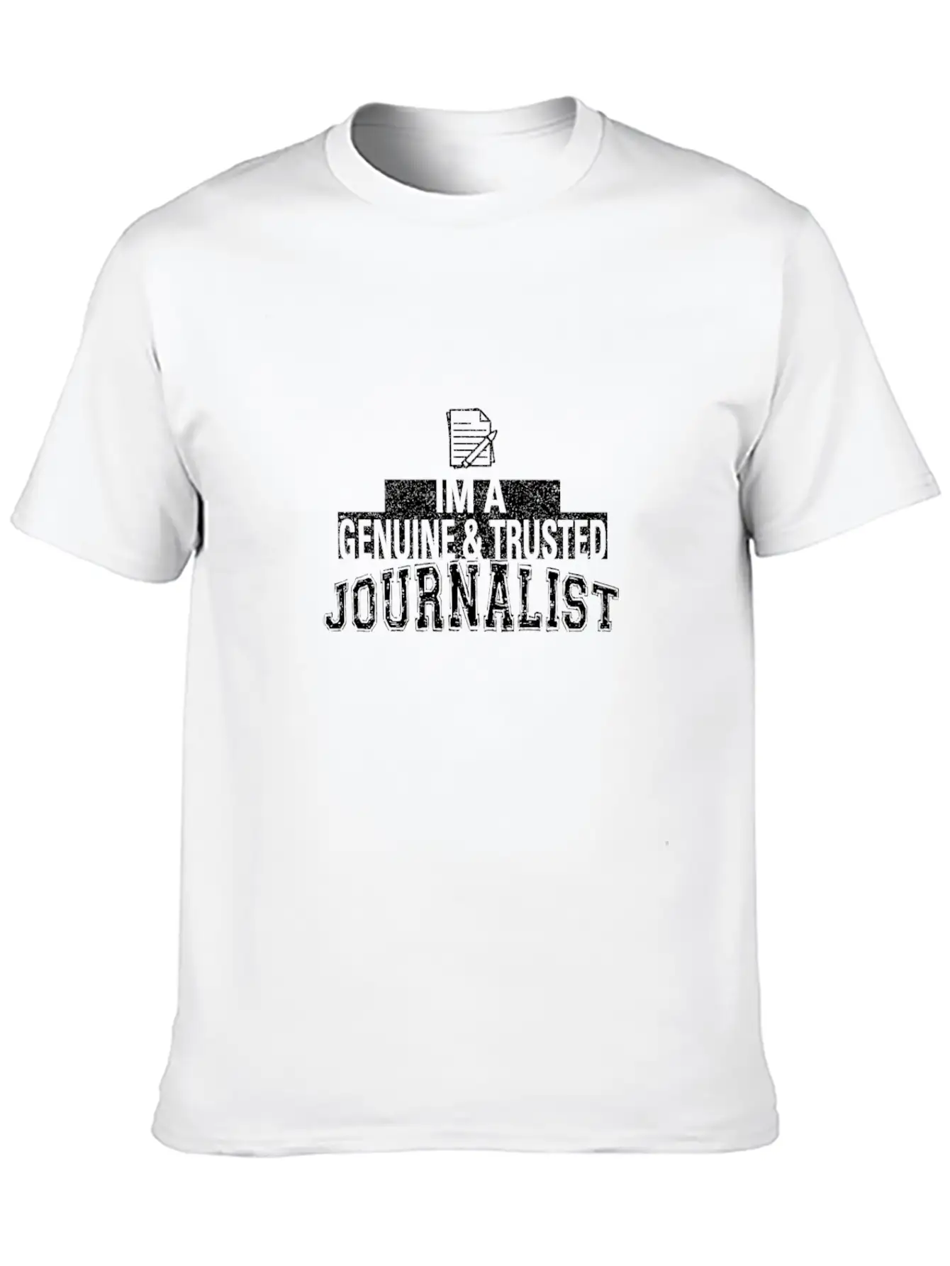 Journalist Unisex Short Sleeve Soft Cotton T-Shirt – Casual Everyday Wear