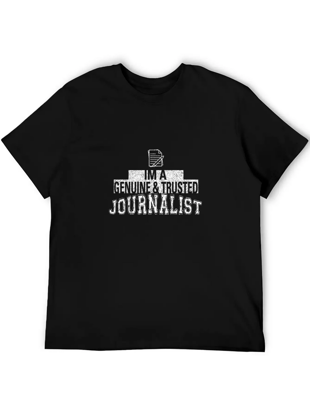 Journalist Unisex Short Sleeve Soft Cotton T-Shirt – Casual Everyday Wear