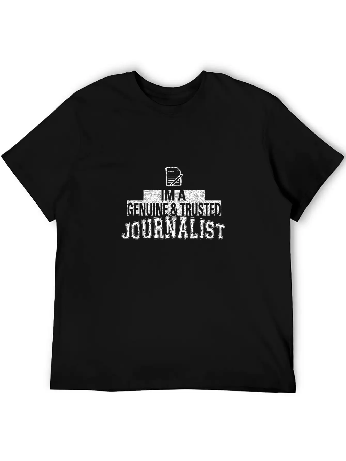 Journalist Unisex Short Sleeve Soft Cotton T-Shirt – Casual Everyday Wear