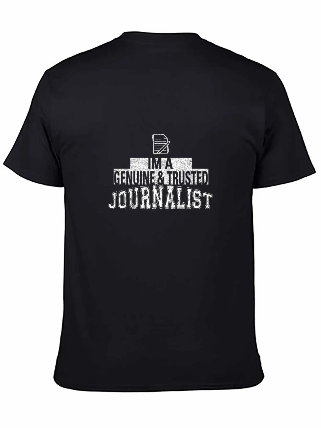 Journalist Unisex Short Sleeve Soft Cotton T-Shirt – Casual Everyday Wear