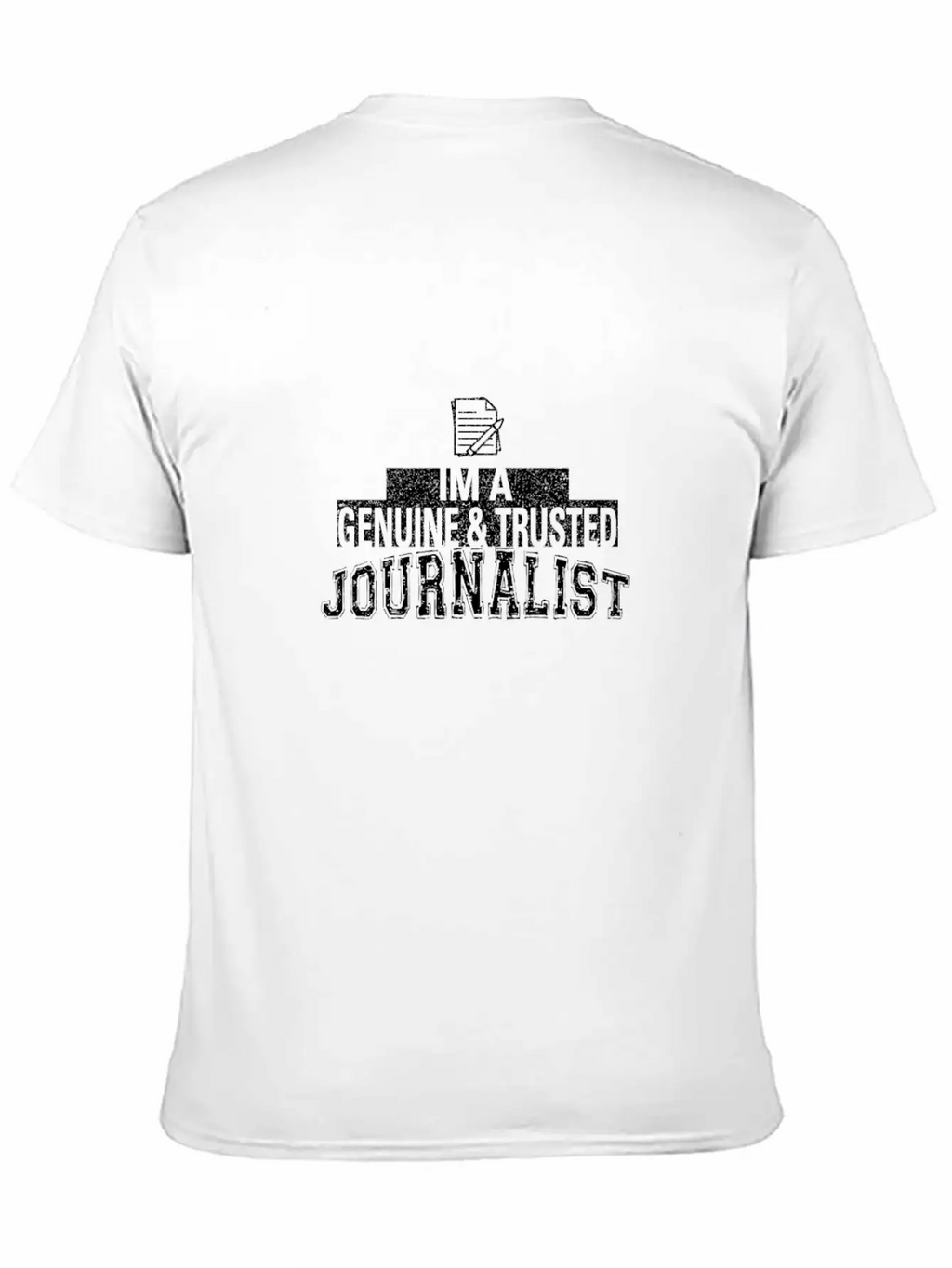 Journalist Unisex Short Sleeve Soft Cotton T-Shirt – Casual Everyday Wear