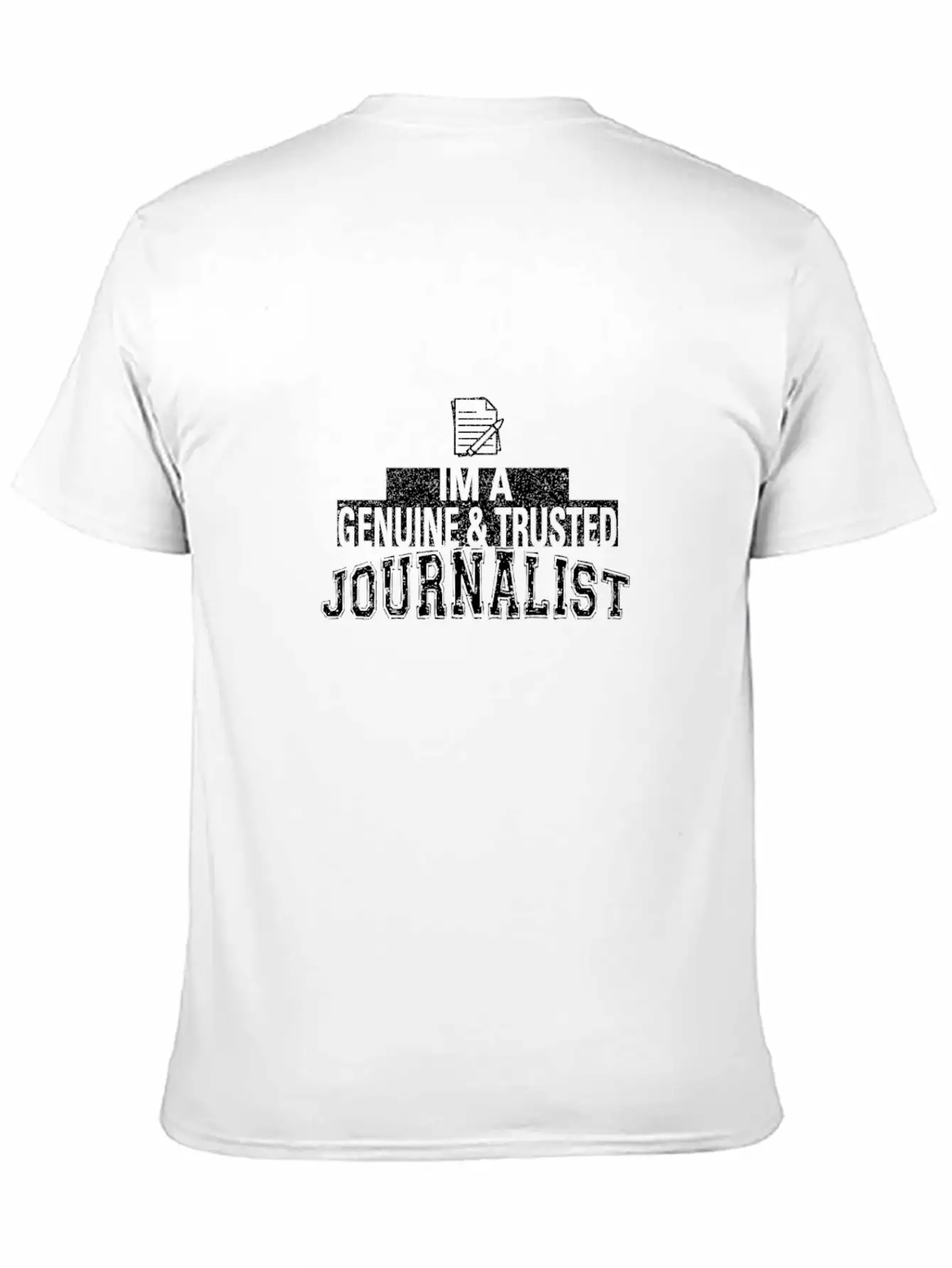 Journalist Unisex Short Sleeve Soft Cotton T-Shirt – Casual Everyday Wear