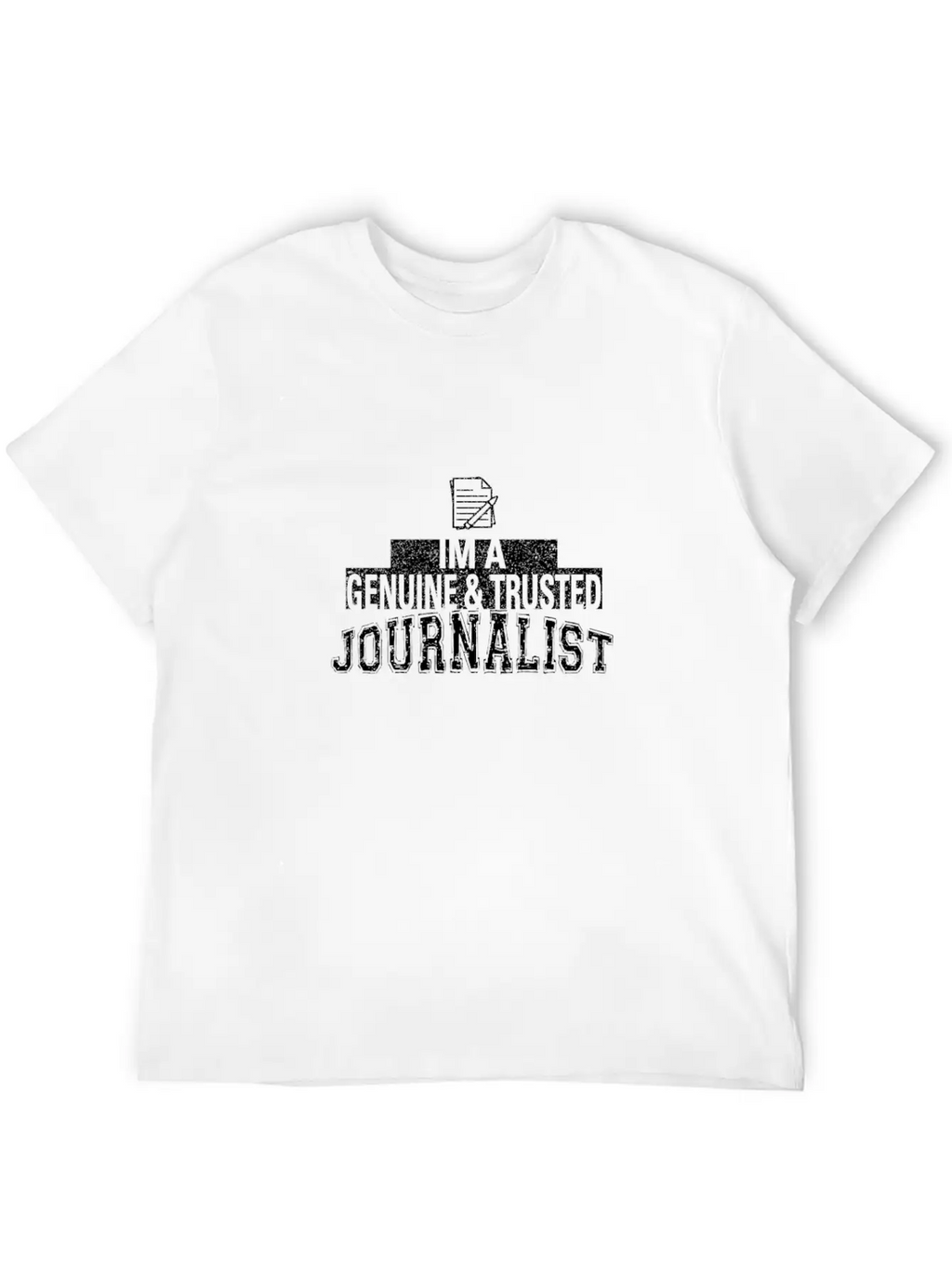 Journalist Unisex Short Sleeve Soft Cotton T-Shirt – Casual Everyday Wear