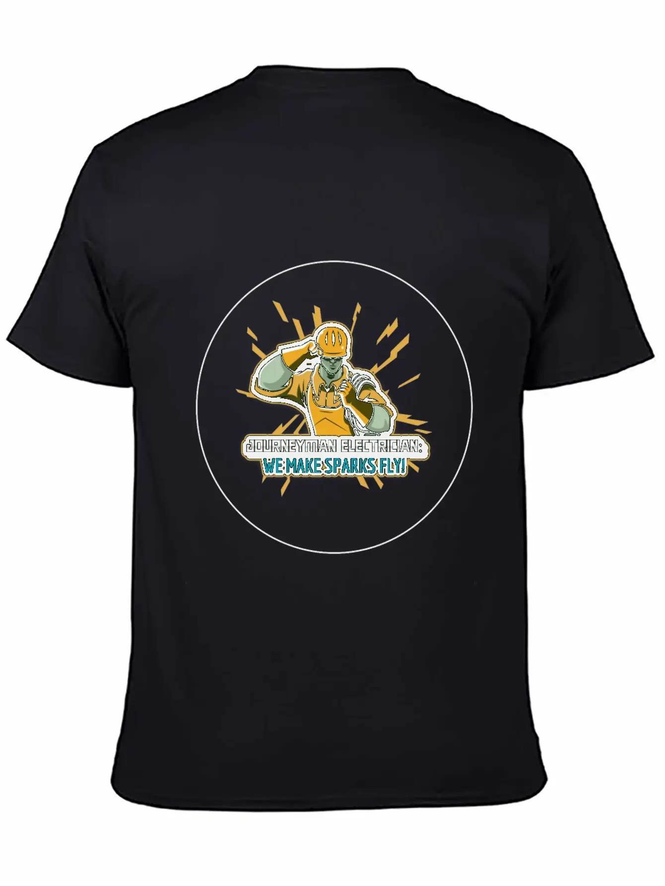 Journeyman Electrician: We Make Sparks Fly! Unisex Casual T-Shirt – Clean Design For Daily Comfort