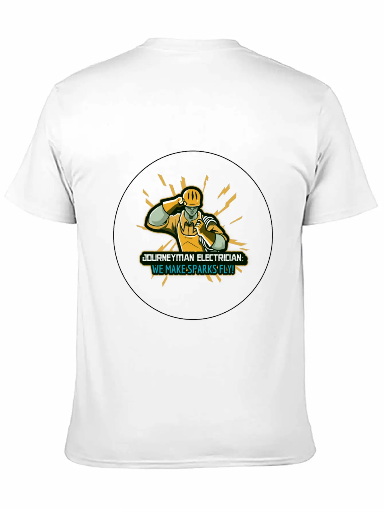 Journeyman Electrician: We Make Sparks Fly! Unisex Casual T-Shirt – Clean Design For Daily Comfort