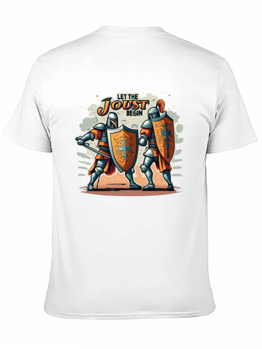 Jousting Knight Medieval Renaissance Armor Horse Classic Fit Graphic Tee For Daily Comfort – Unisex Cotton Shirt