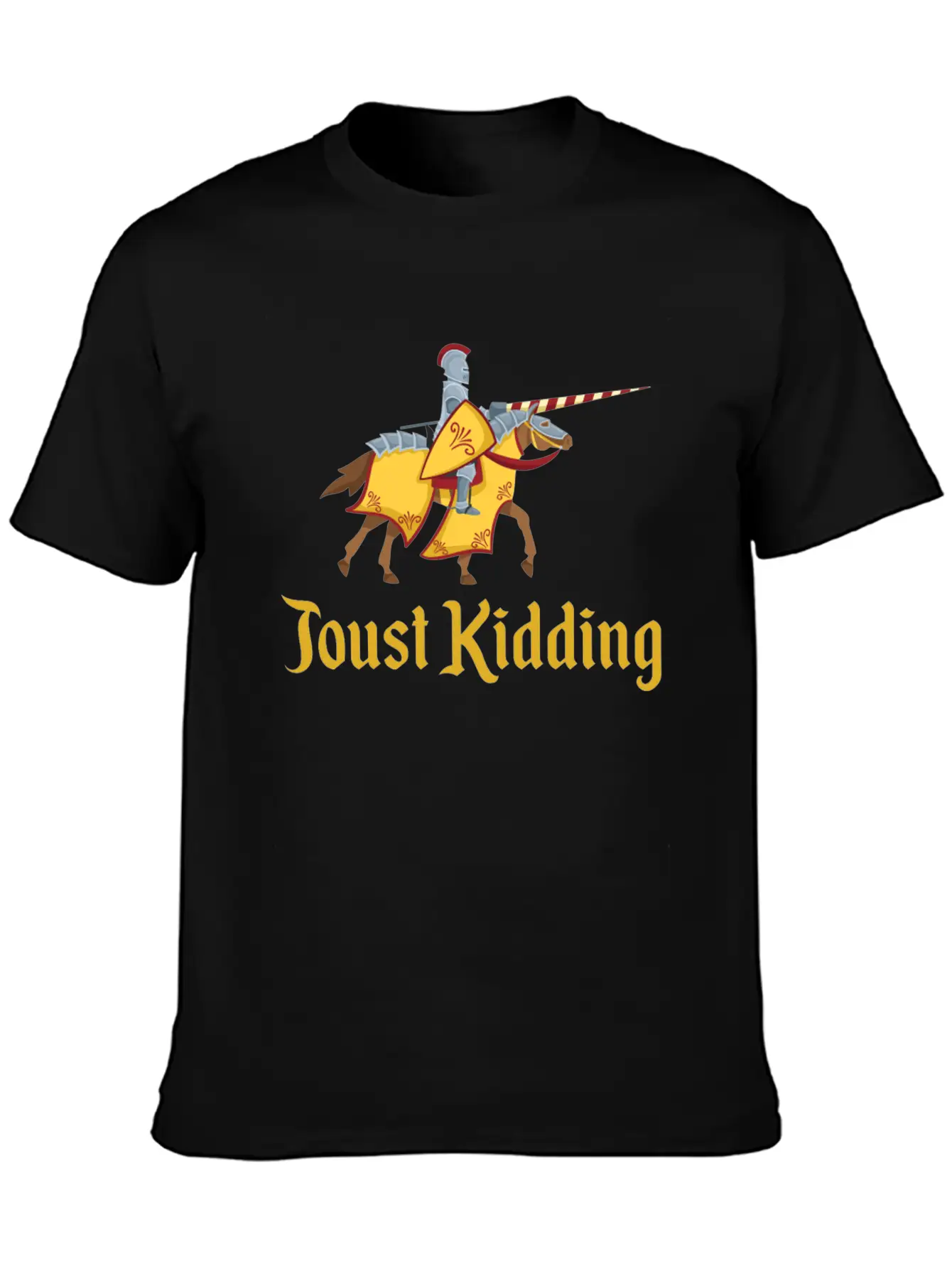 Jousting Knight Medieval Renaissance Knights Armor Unisex Casual T-Shirt – Clean Design For Daily Comfort
