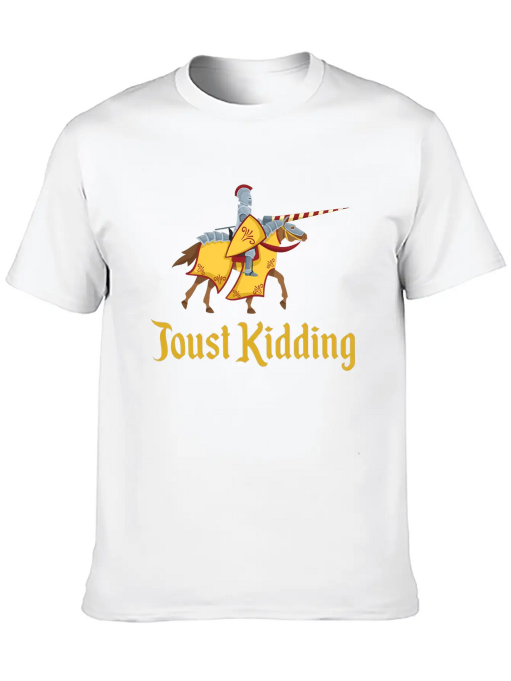 Jousting Knight Medieval Renaissance Knights Armor Unisex Casual T-Shirt – Clean Design For Daily Comfort