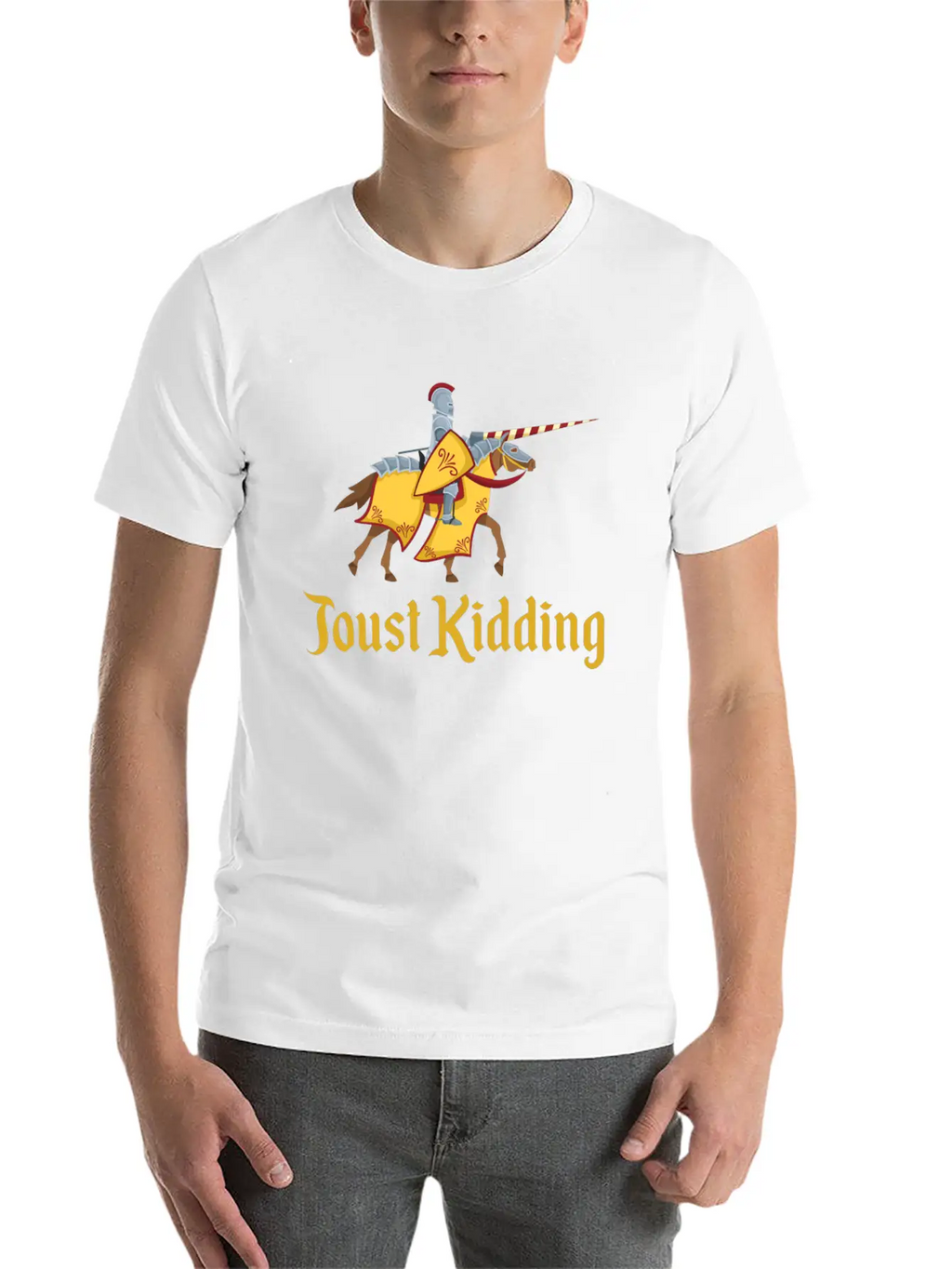 Jousting Knight Medieval Renaissance Knights Armor Unisex Casual T-Shirt – Clean Design For Daily Comfort