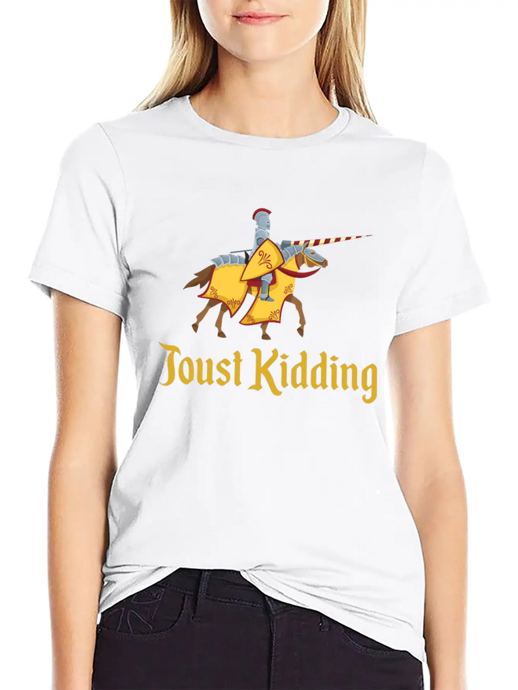 Jousting Knight Medieval Renaissance Knights Armor Unisex Casual T-Shirt – Clean Design For Daily Comfort