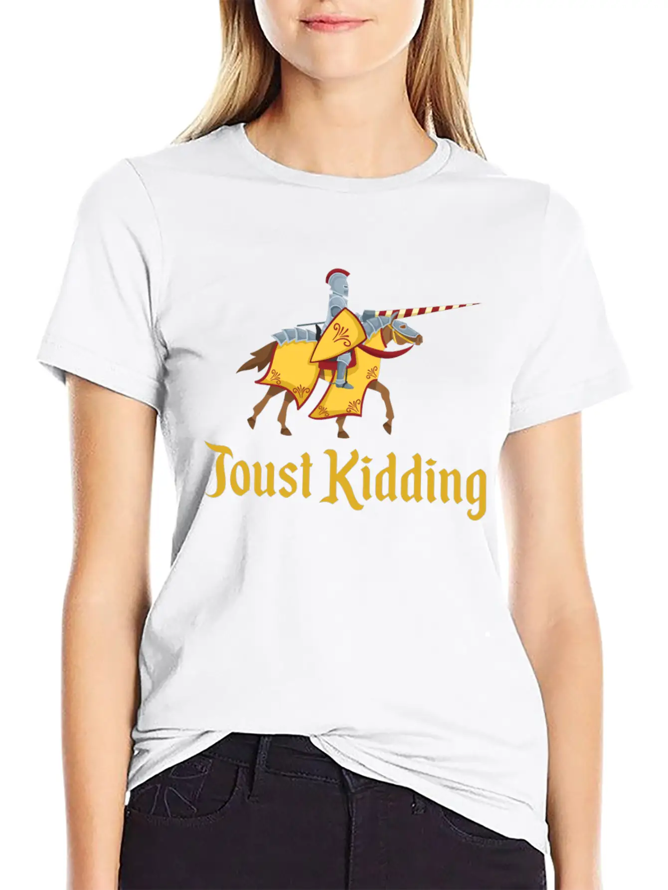 Jousting Knight Medieval Renaissance Knights Armor Unisex Casual T-Shirt – Clean Design For Daily Comfort
