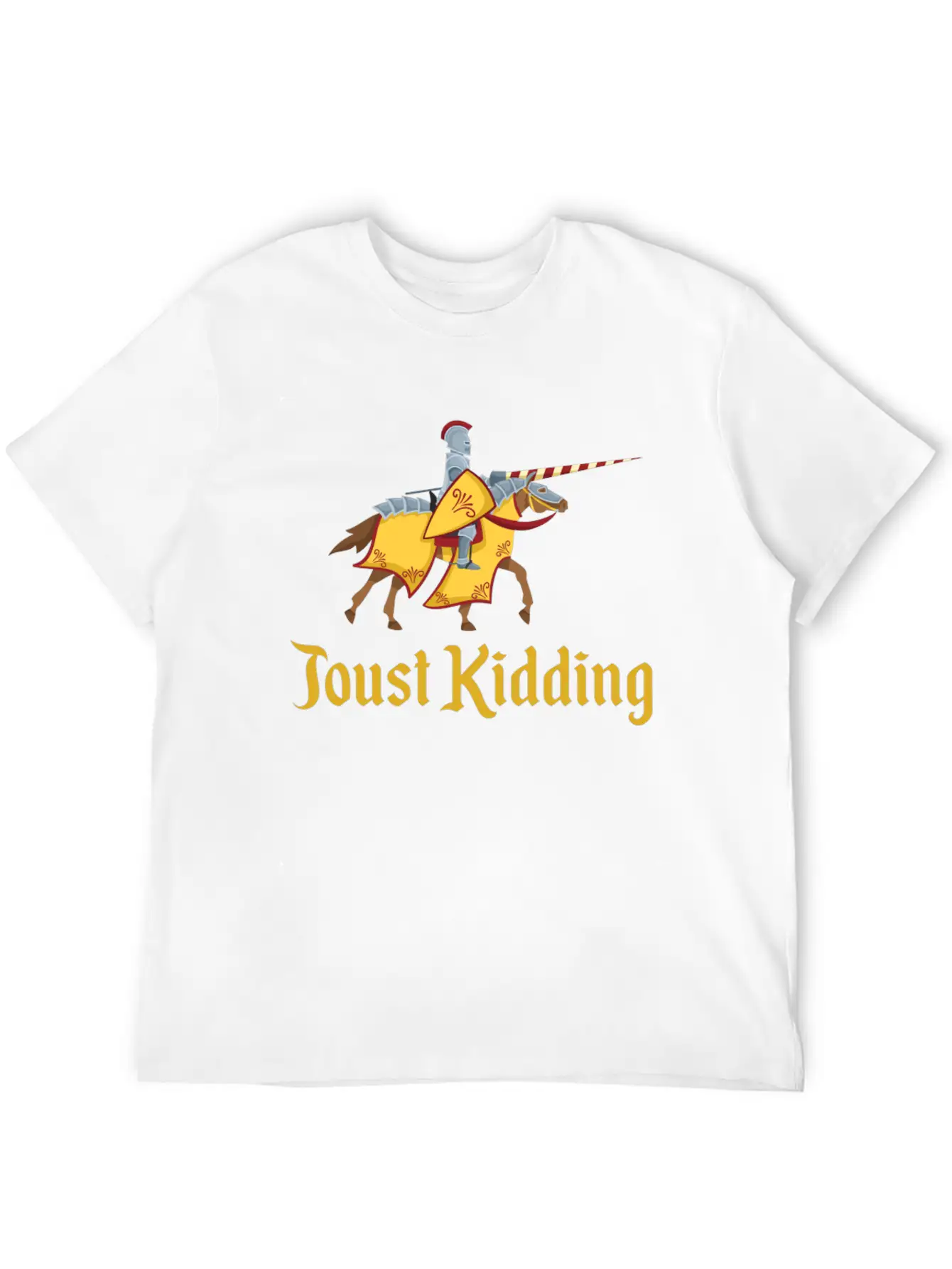 Jousting Knight Medieval Renaissance Knights Armor Unisex Casual T-Shirt – Clean Design For Daily Comfort