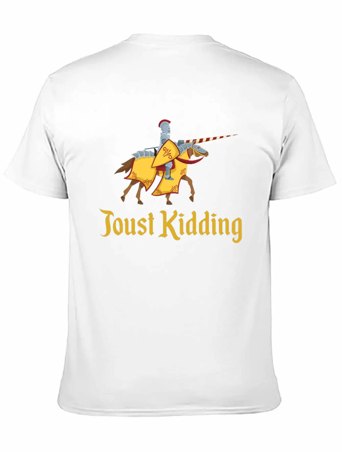 Jousting Knight Medieval Renaissance Knights Armor Unisex Casual T-Shirt – Clean Design For Daily Comfort