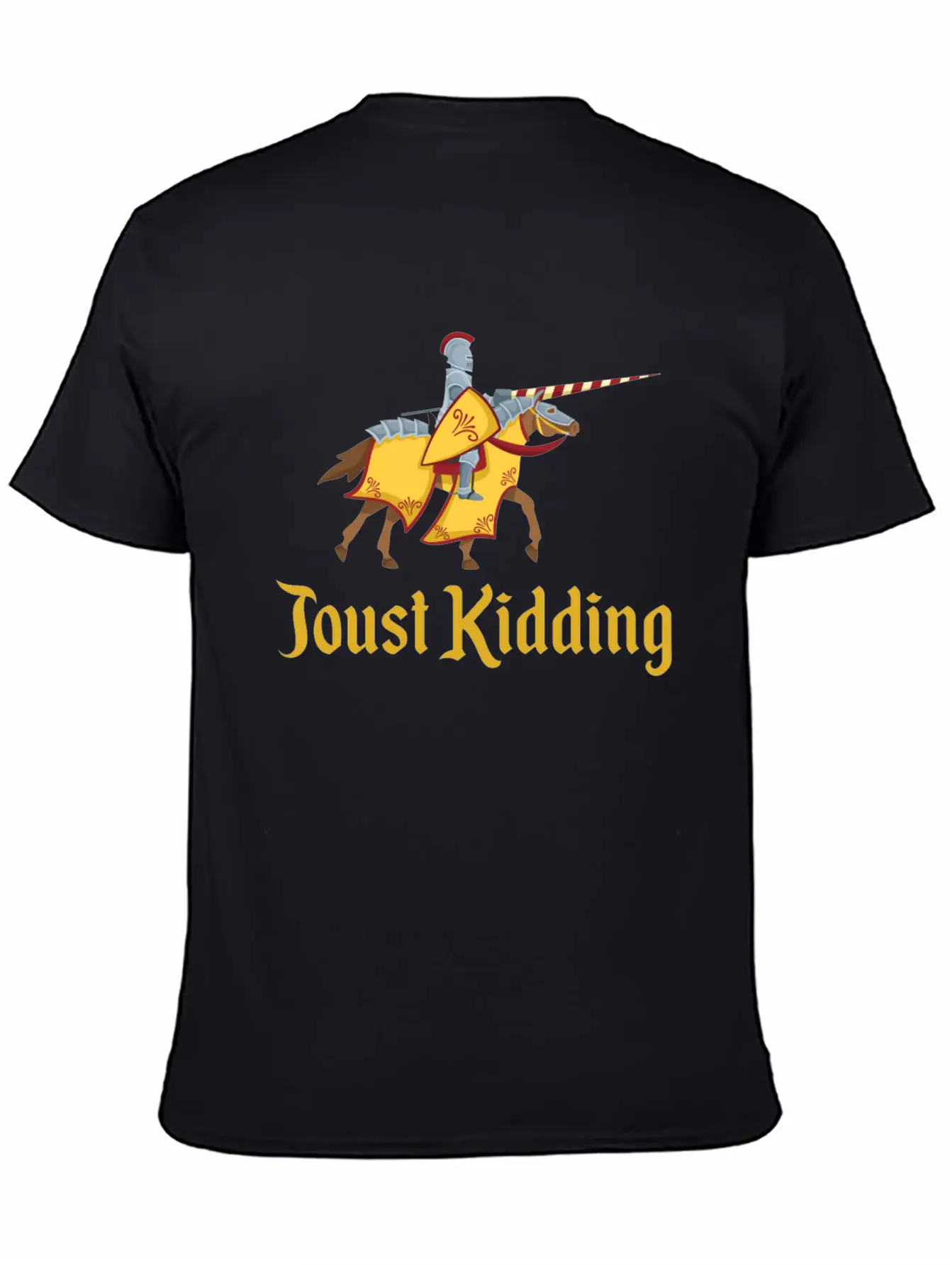 Jousting Knight Medieval Renaissance Knights Armor Unisex Casual T-Shirt – Clean Design For Daily Comfort