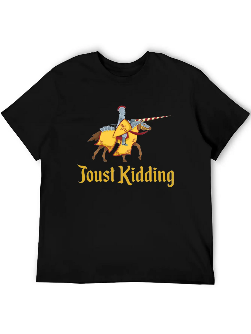 Jousting Knight Medieval Renaissance Knights Armor Unisex Casual T-Shirt – Clean Design For Daily Comfort