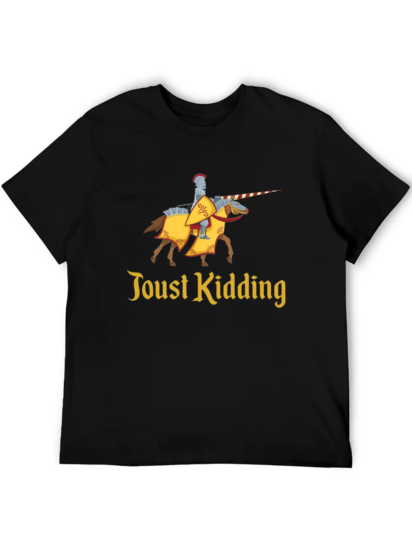 Jousting Knight Medieval Renaissance Knights Armor Unisex Casual T-Shirt – Clean Design For Daily Comfort