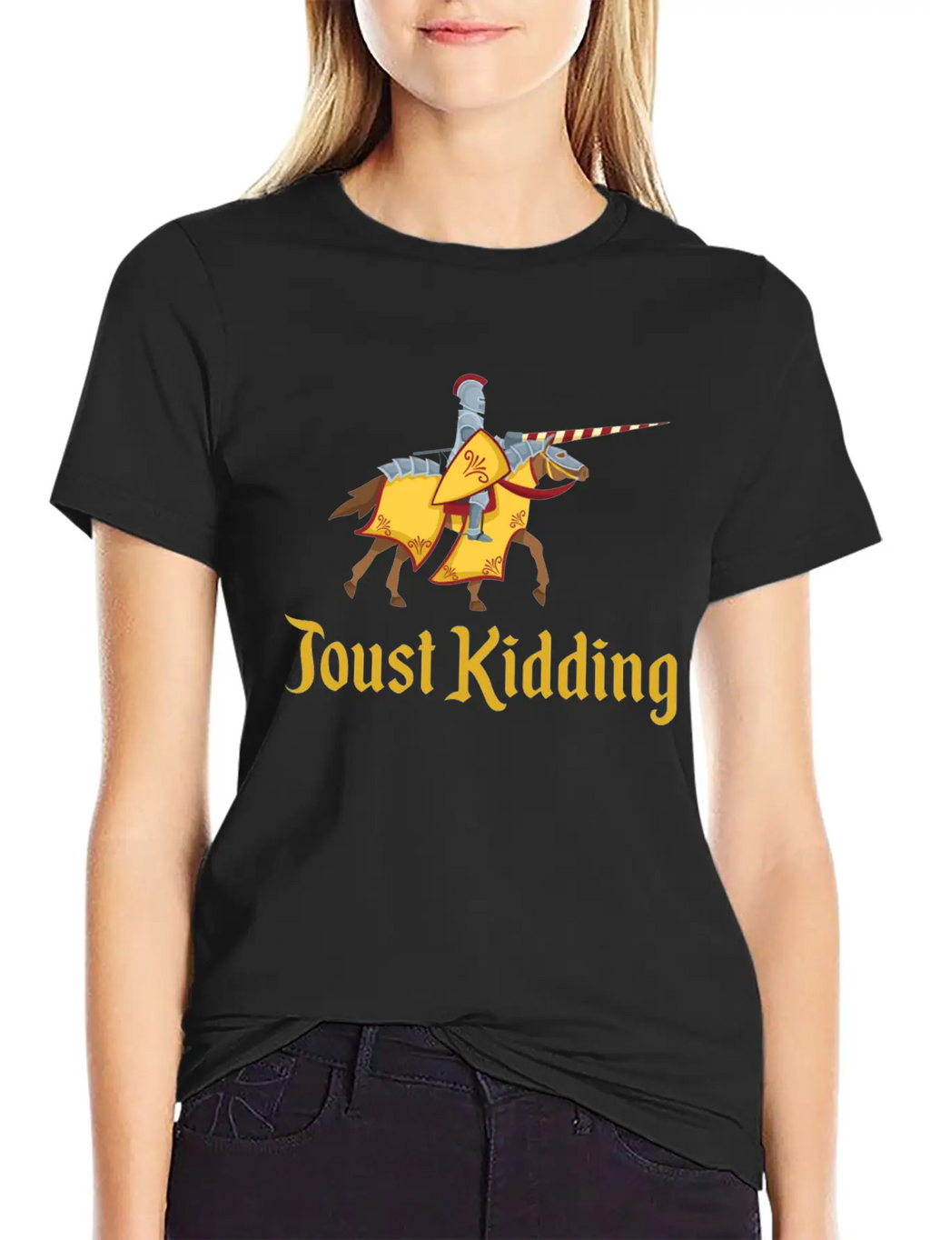 Jousting Knight Medieval Renaissance Knights Armor Unisex Casual T-Shirt – Clean Design For Daily Comfort