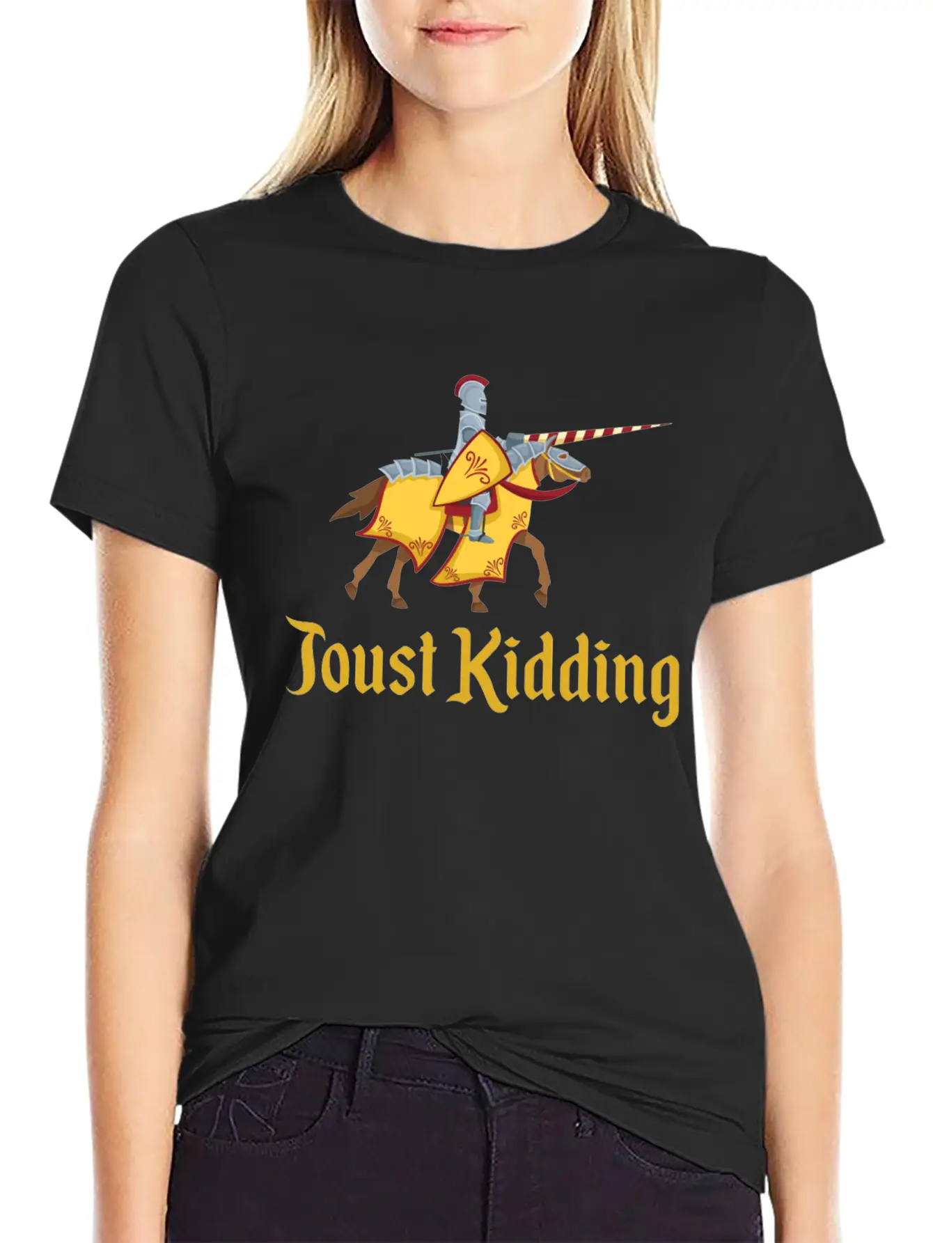 Jousting Knight Medieval Renaissance Knights Armor Unisex Casual T-Shirt – Clean Design For Daily Comfort