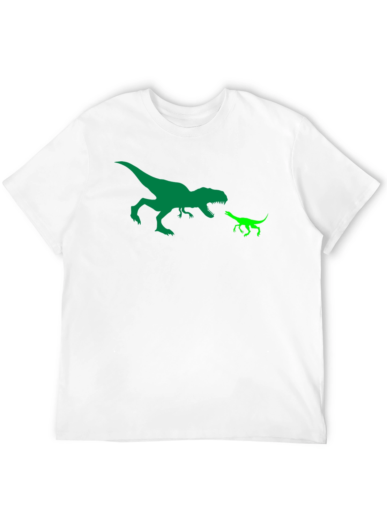 Dino Graphic Tee - Big T-Rex vs Little Raptor