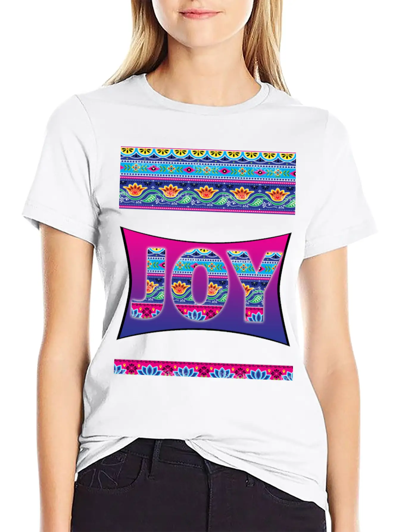 JOY Essential Cotton Tee For Daily Outfits – Unisex Style