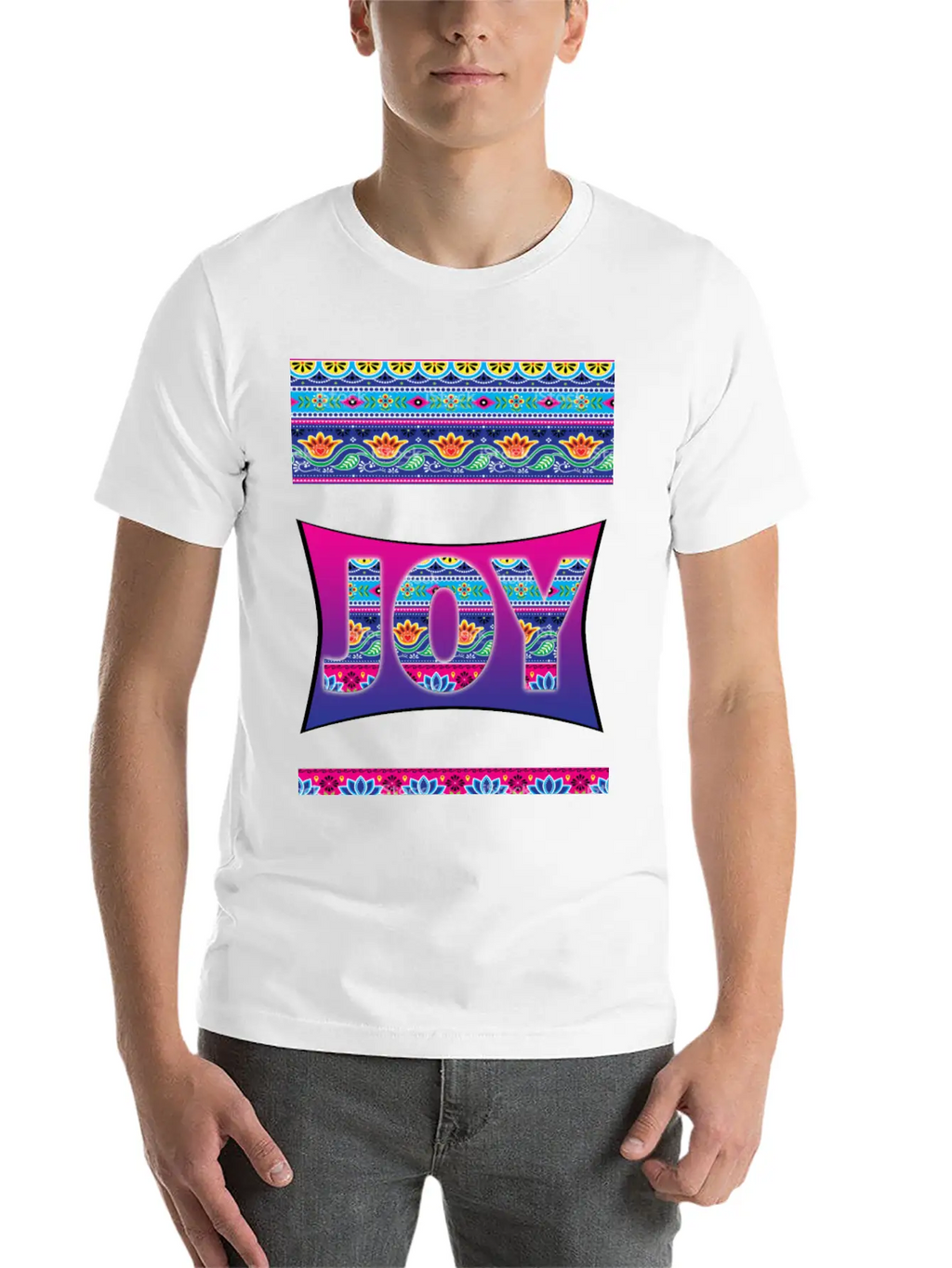 JOY Essential Cotton Tee For Daily Outfits – Unisex Style