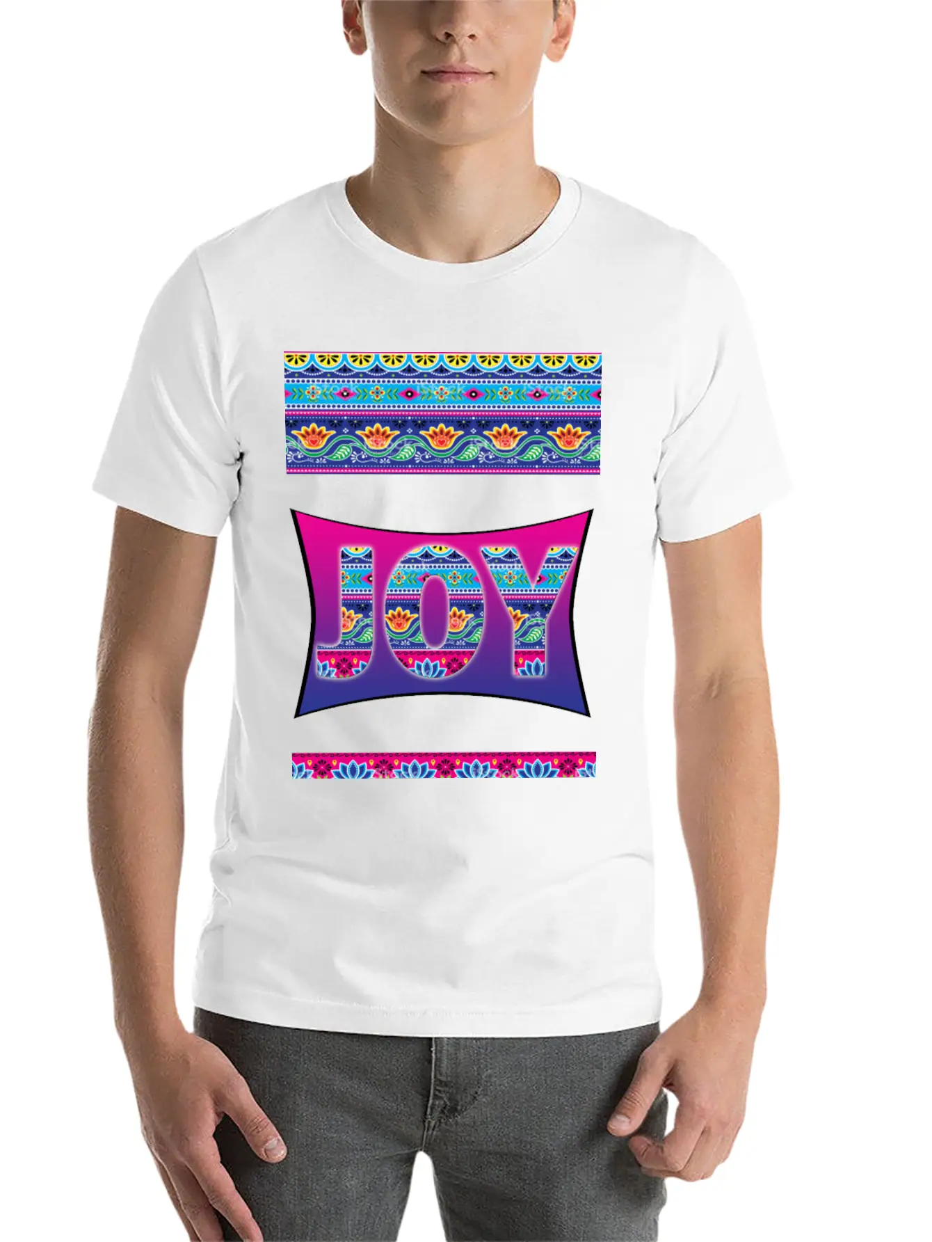 JOY Essential Cotton Tee For Daily Outfits – Unisex Style